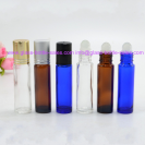 10ml Clear,Amber,Blue Perfume Roll On Bottle